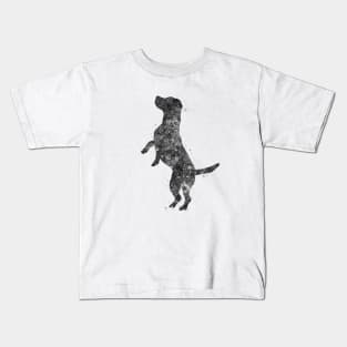 Beagle dog black and white Kids T-Shirt